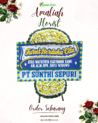 Papan Bunga Duka di Kampung Melayu